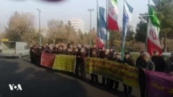 تجمع اعتراضی بازنشستگان مخابرات در تبریز
