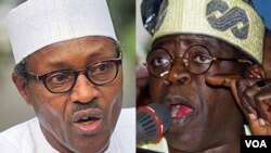 Buhari da Tinubu, manya a Jam'iyyar APC. 