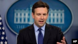 조시 어니스트 미 백악관 대변인. (자료사진)