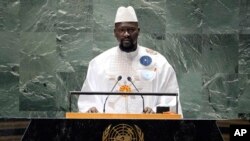 (Archives) Le président guinéen Mamadi Doumbouya s'adresse à la 78e session de l'Assemblée générale des Nations Unies, le 21 septembre 2023.