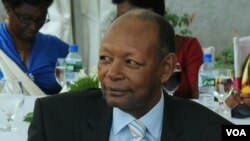 L'ancien président burundais Jean-Baptiste Bagaza le 28 décembre 2013 dans une cérémonie de mariage d’un membre de sa famille à Bujumbura.