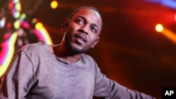 Kendrick Lamar tampil di 'Cali Christmas' 2015, Power 106 yang diadakan di The Forum pada hari Jumat, 4 Desember 2015, di Inglewood, California.