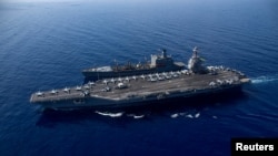 ناو هواپیما بر هسته‌ای یواس‌اس جرالد فورد.