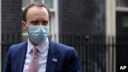 Menteri Kesehatan Inggris Matt Hancock 
