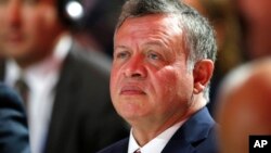 FILE - Jordan's King Abdullah II. Jordan has been taking part in the U.S.-led coalition conducting airstrikes against Islamic State targets in both Iraq and Syria. 