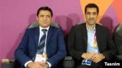 از راست رضا سخندان و علیرضا فغانی