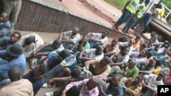 A group of 46 social and human rights activists, led by Munyaradzi Gwisai is alleged to have organized a meeting, appear in court in Harare, February 23, 2011