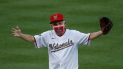 Dr. Anthony Fauci threw out the ceremonial first pitch before the start of an Opening Day baseball game between the New York Yankees and the host Washington Nationals last July.