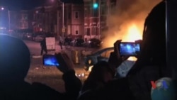 Baltimor: norozi aholi va politsiya yuzma-yuz