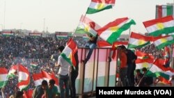 Erbil, Kurdistan irakien, le 22 septembre 2017. (H. Murdock/VOA)