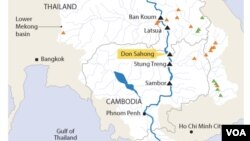 ផែនទីទន្លេមេគង្គ