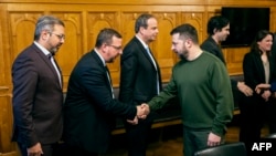 دیدارولادیمیر زلنسکی، رئیس جمهور اوکراین با رهبران سوئیس