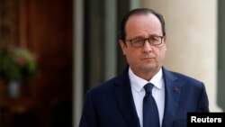FILE - French President Francois Hollande.