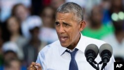 Le président américain Barack Obama, 13 septembre 2016.