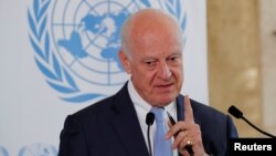 Staffan de Mistura, à Genève, en Suisse, le 4 septembre 2018.