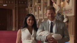 Le prince Harry et Meghan présentent leur nouveau-né