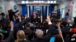 제이크 설리번 미국 백악관 국가안보좌관이 7일 백악관에서 브리핑을 했다.