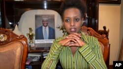 Diane Rwigara avait voulu se présenter à la présidentielle d'août 2017, mais son dossier de candidature avait été rejeté en raison de faux présumés.