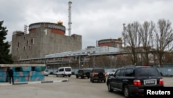 გაეროს დელეგაციის შესვლა ზაპორიჟიის ატომურ ელექტროსადგურზე. უკრაინა, 29 მარტი, 2023 წ. 