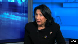 Зурабишвили беше петтиот претседател на Грузија. 