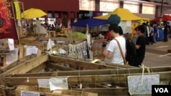 旺角占领区（美国之音海彦拍摄）