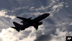FILE - A Royal Australian Air Force E-7A Wedgetail takes off from Perth Airport, Australia, April 5, 2014.