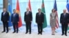 C5+1 representatives are pictured after a meeting, in Tashkent, Uzbekistan, July 16, 2021. (president.uz)