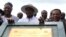 FILE - Uganda's President Yoweri Museveni delivers a speech during the ceremony marking the laying of the foundation stone for the starting point of the East Africa Crude Oil Pipeline (EACOP) in Kabaale. 