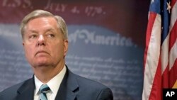 FILE - Senator Lindsey Graham.