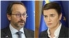 Emanuel Žiofre, šef delegacije EU u Srbiji i premijerka Srbije Ana Brnabić (Foto: Fonet)