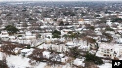 ٹیکساس میں برفباری