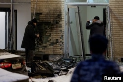 ภาพถ่ายจากผู้สื่อข่าวรอยเตอร์แสดงให้เห็นความเสียหายต่ออาคารจากแรงระเบิด ในจุดที่พลโทอิกอร์ คิริลลอฟ ถูกลอบสังหารเมื่อวันที่ 17 ธ.ค. 2024