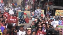 Aksi "I am A Muslim Too" di New York