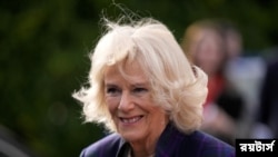 ব্রিটেনের সিংহাসনের উত্তরসূরি প্রিন্স চার্লস-এর সহধর্মিণী, ক্যামিলা, ডাচেস অফ কর্নওয়াল। ফেব্রুয়ারি ১০, ২০২২। (পুল ছবি- রয়টার্স) 