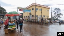 FILE - A regional hospital is seen in Bafoussam, Cameroon, Sept. 20, 2021. The country has been struggling with a cholera outbreak, with thousands of people infected and nearly one hundred fatal cases reported.