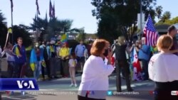 Kaliforni, ukrainasit zhvillojnë tubime në mbështetje të atdheut të tyre
