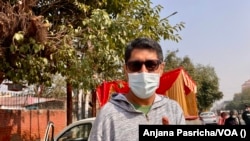 Yasir Arfat, a businessman wants the focus to be on issues like development and peace and harmony, Feb. 10, 2022.