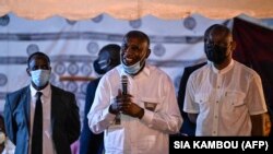 Laurent Gbagbo dans sa ville natale Mama, dans l'Ouest de la Côte d'Ivoire, le 20 juin 2021.