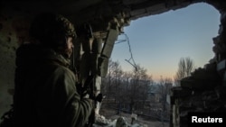 უკრაინელი სამხედრო ბახმუტში