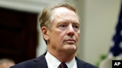 美国贸易代表莱特希泽（2020年5月21日）。