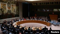 2月22日联合国安理会就一项叙利亚人道主义援助提案进行投票。