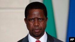 Rais wa zamani wa Zambia Edgar Lungu