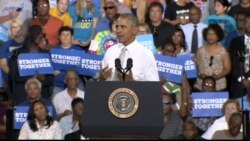 President Obama Campaigns for Democratic Nominee Clinton in Florida