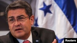 후안 올란도 에르난데스 전 온두라스 대통령 (자료사진)