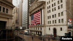 2020年3月19日的华尔街纽约证券交易所