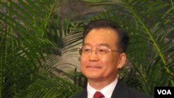 Perdana Menteri Tiongkok, Wen Jiabao.