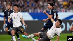 中共对体育领域展开全面反腐运动，男足前主帅李铁涉贪判刑20年。今年9月中国男足在世界杯亚洲预选赛以0比7输给日本队，也引来中国舆论一片骂声。(美联社：2024年9月5日)