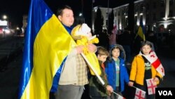 24 თებერვალს, უკრაინისადმი მხარდამჭერი აქცია გორში