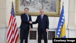 Michael Murphy je predao svoje akreditive ambasadora SAD-a predsjedavajućem Predsjedništva BiH Željku Komšiću.