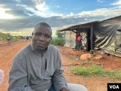 Sylvester Mutemashinga, pictured in Harare on Feb. 20, 2022, is one of many Zimbabweans who have no decent place to live, (Columbus Mavhunga/VOA)